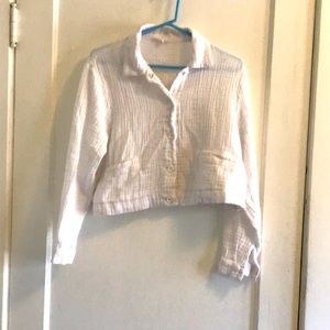 Eileen Fisher Crop Jacket Top